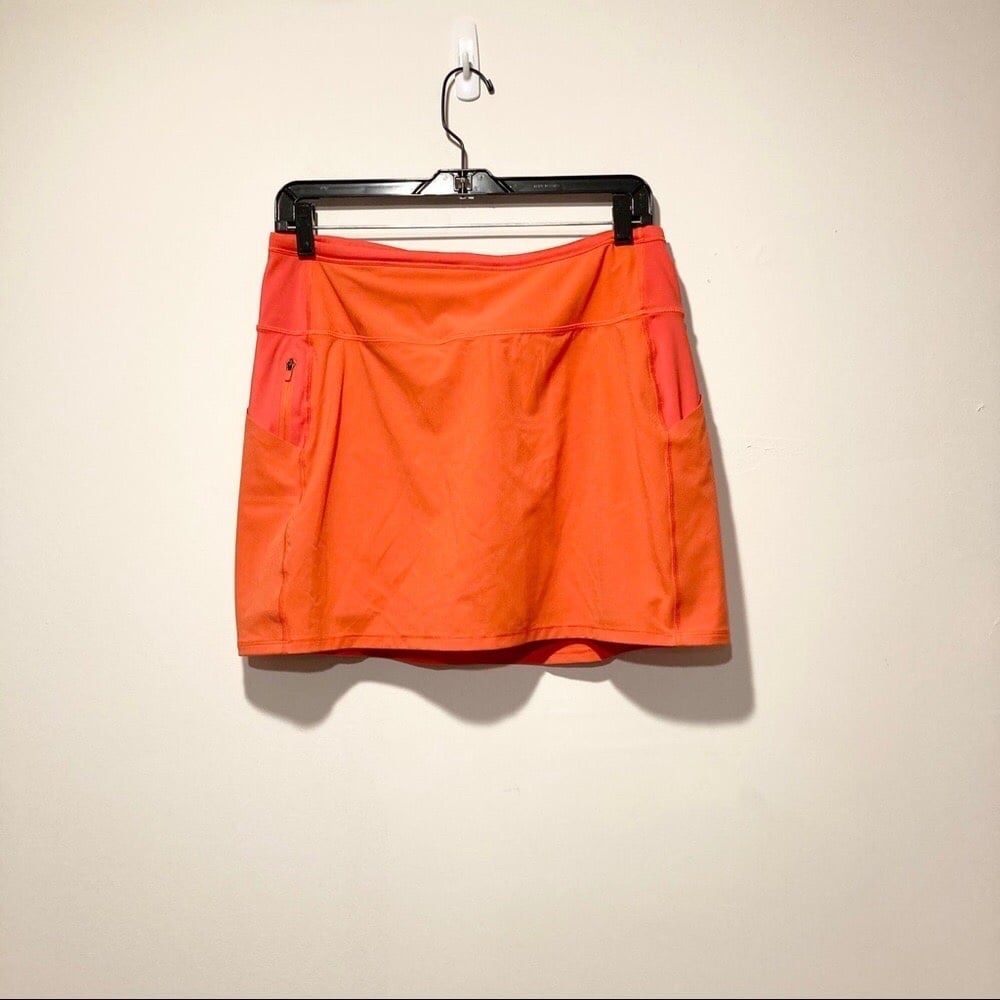 Athleta Bold Orange Action Skort